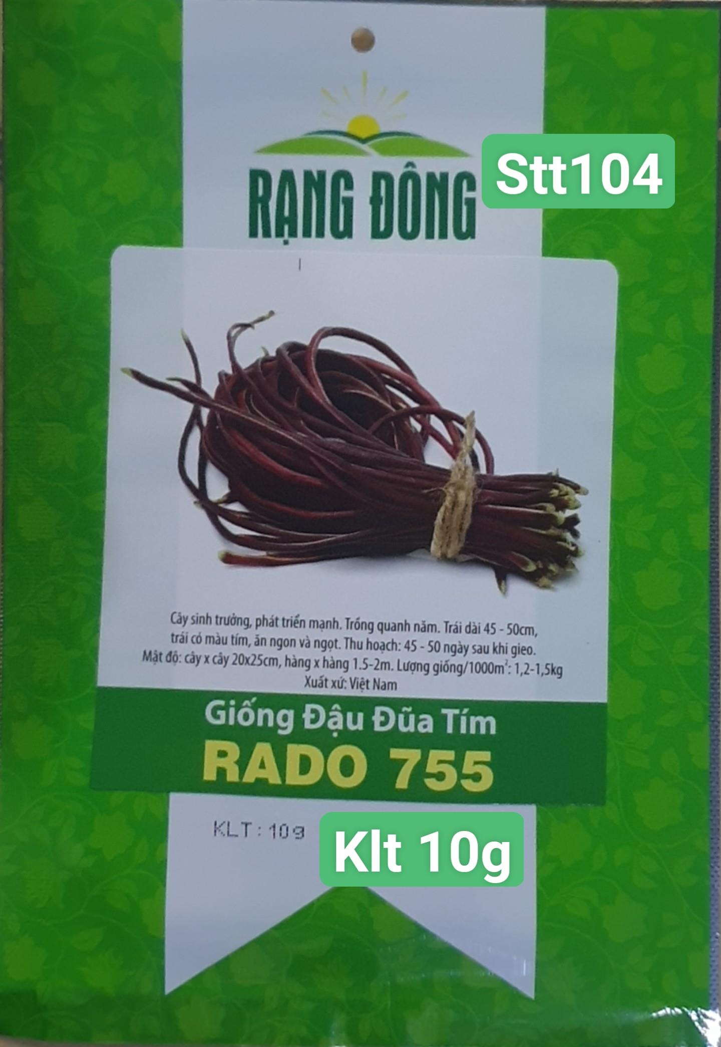 stt104 đậu đũa tím