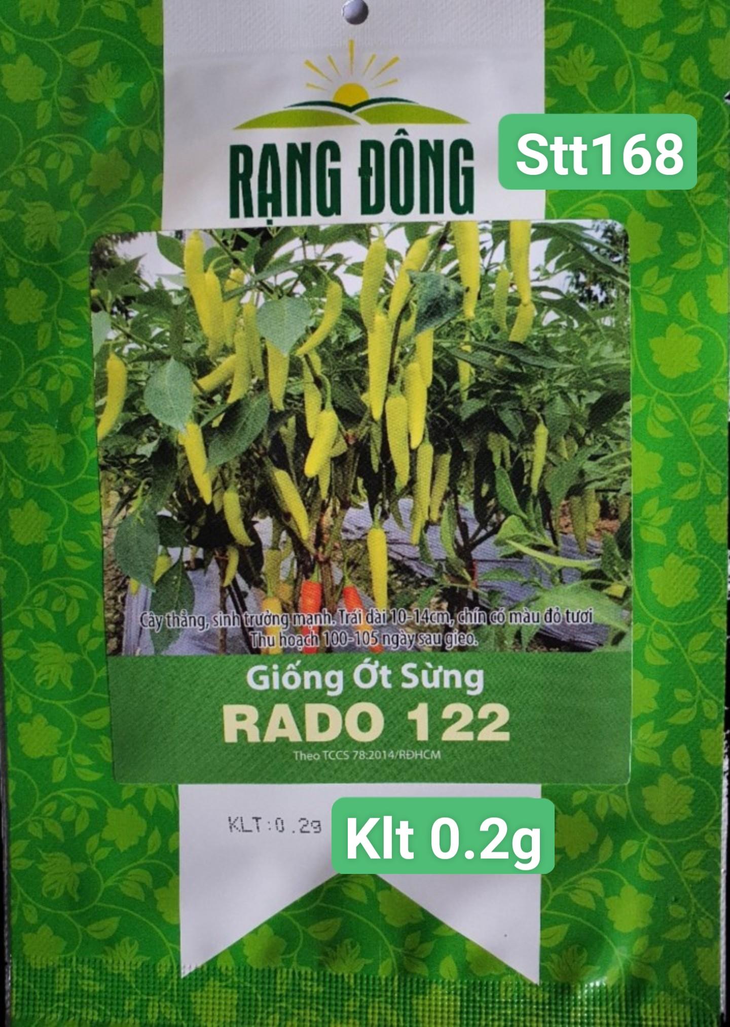 Ớt Sừng Vàng STT168