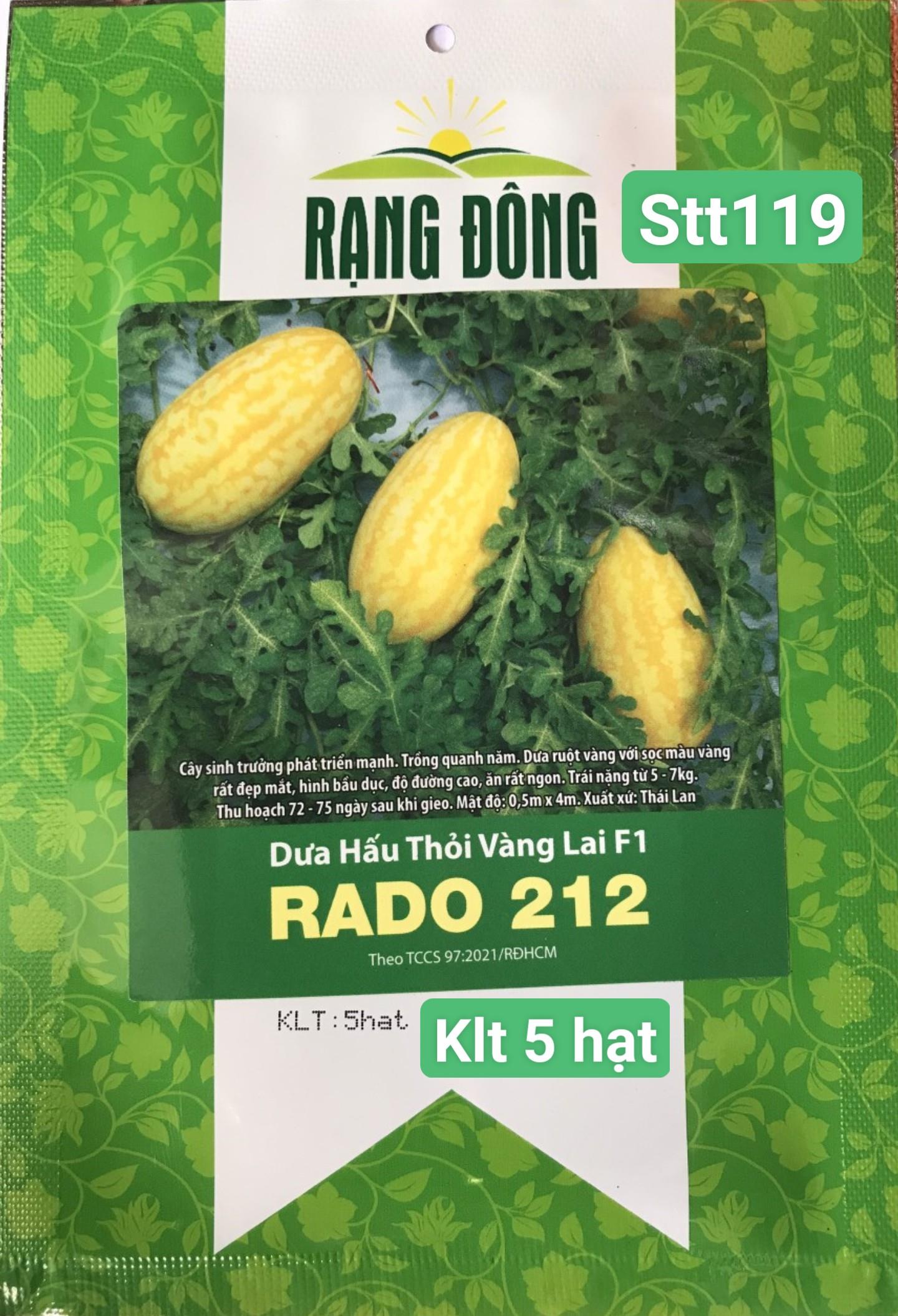 STT119 Dưa Hấu Thỏi Vàng