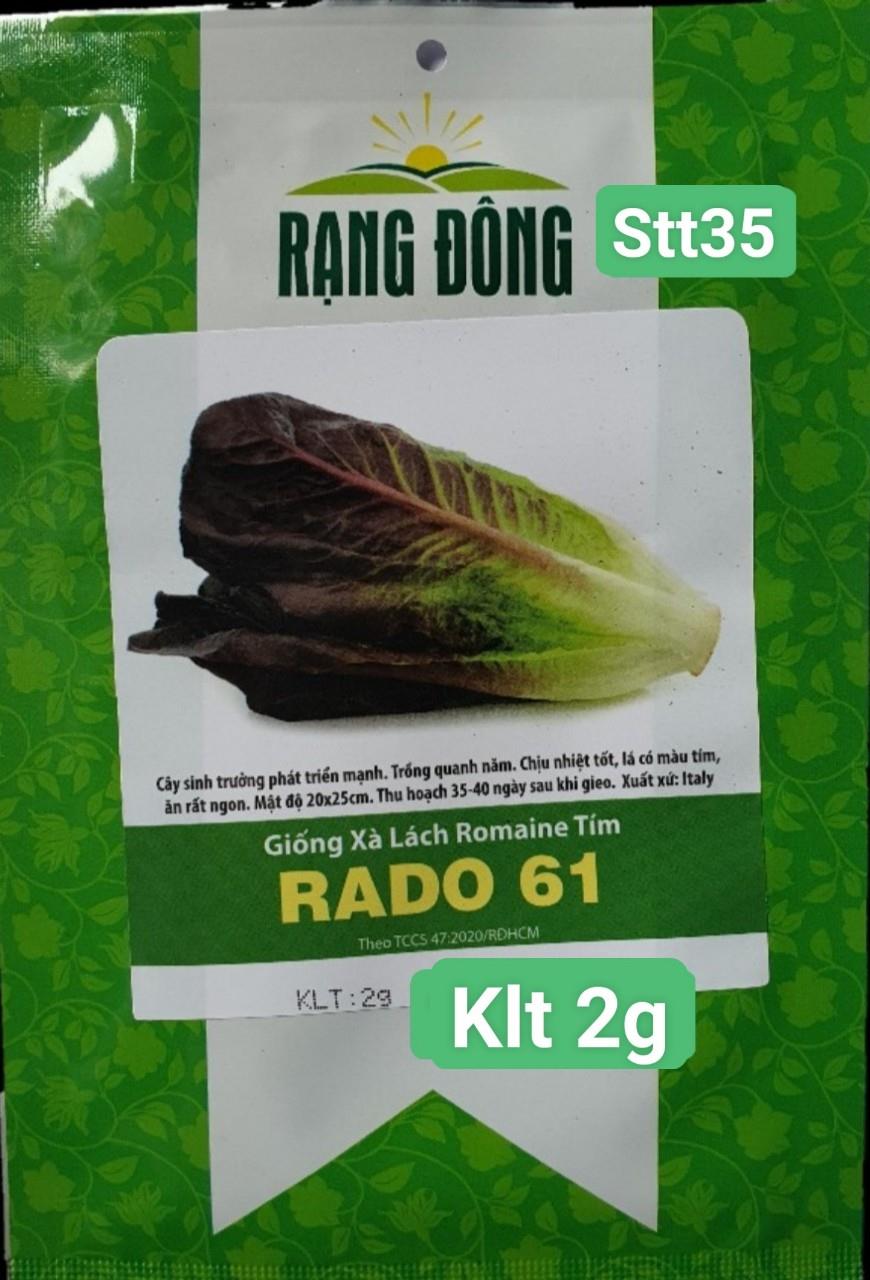 Xà Lách Romaine Tím STT035