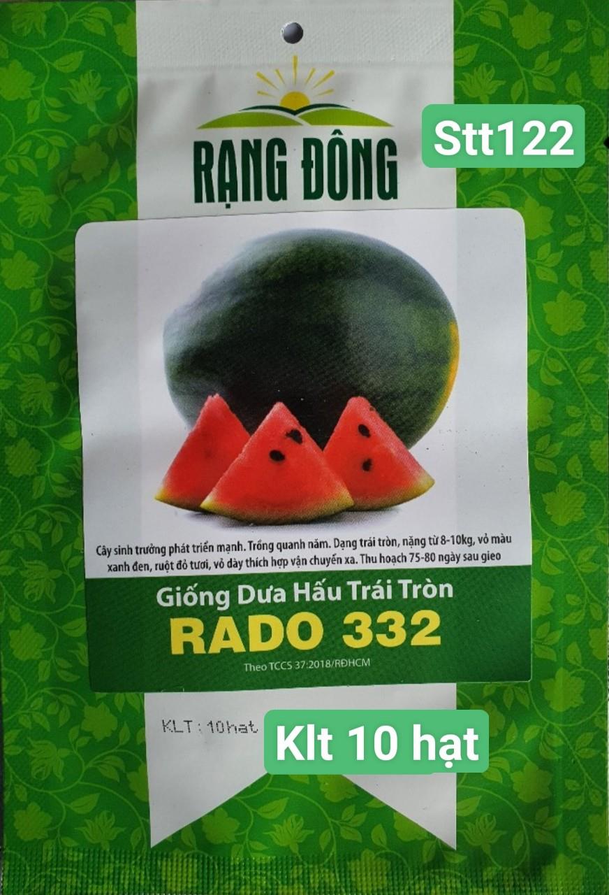 STT122 Dưa Hấu Trái Tròn