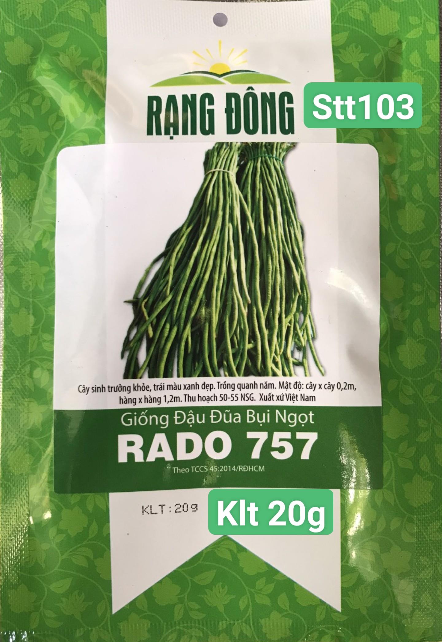STT103 Đậu Đũa Bụi Ngọt