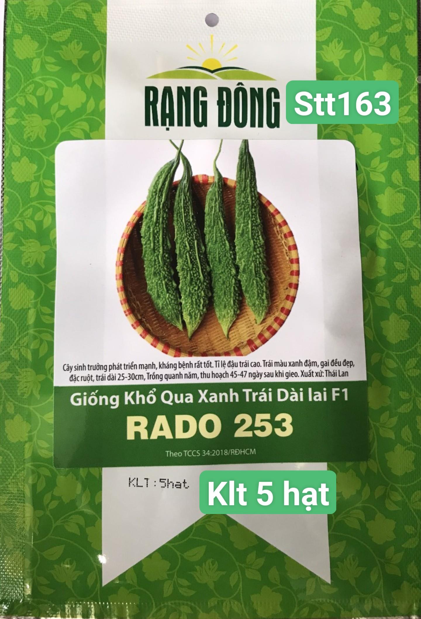 Khổ Qua Xanh Trái Dài STT163