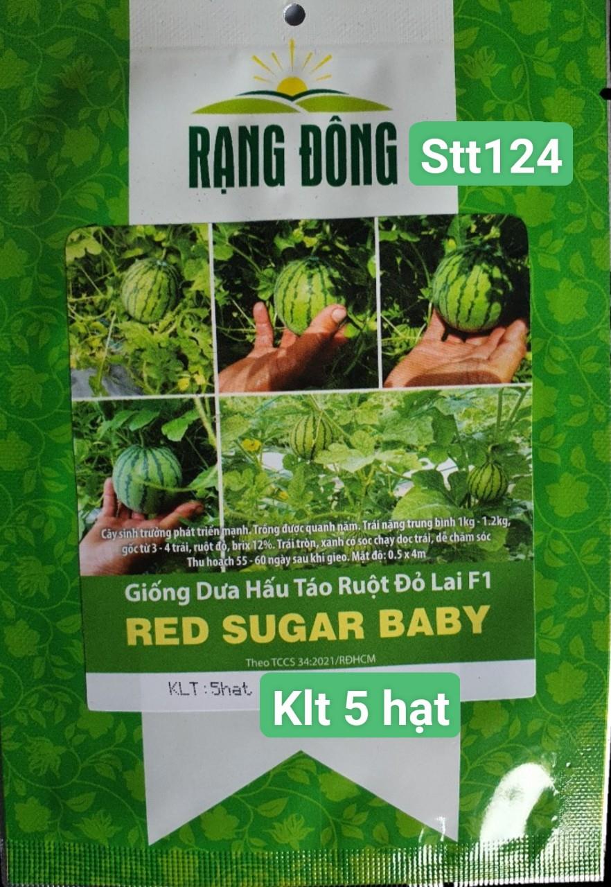 STT124 Dưa Hấu Táo Ruột Đỏ