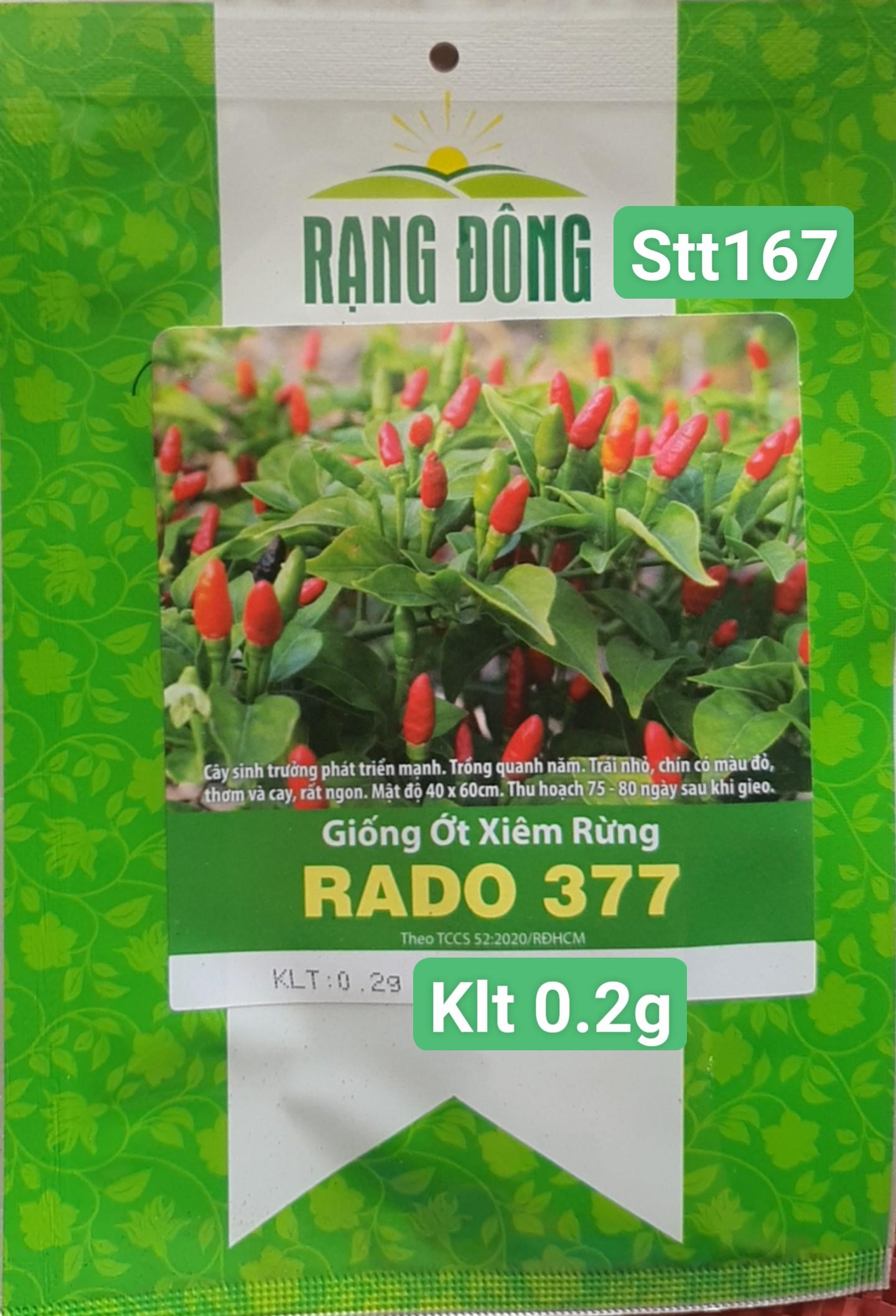 Ớt Xiêm Rừng STT167