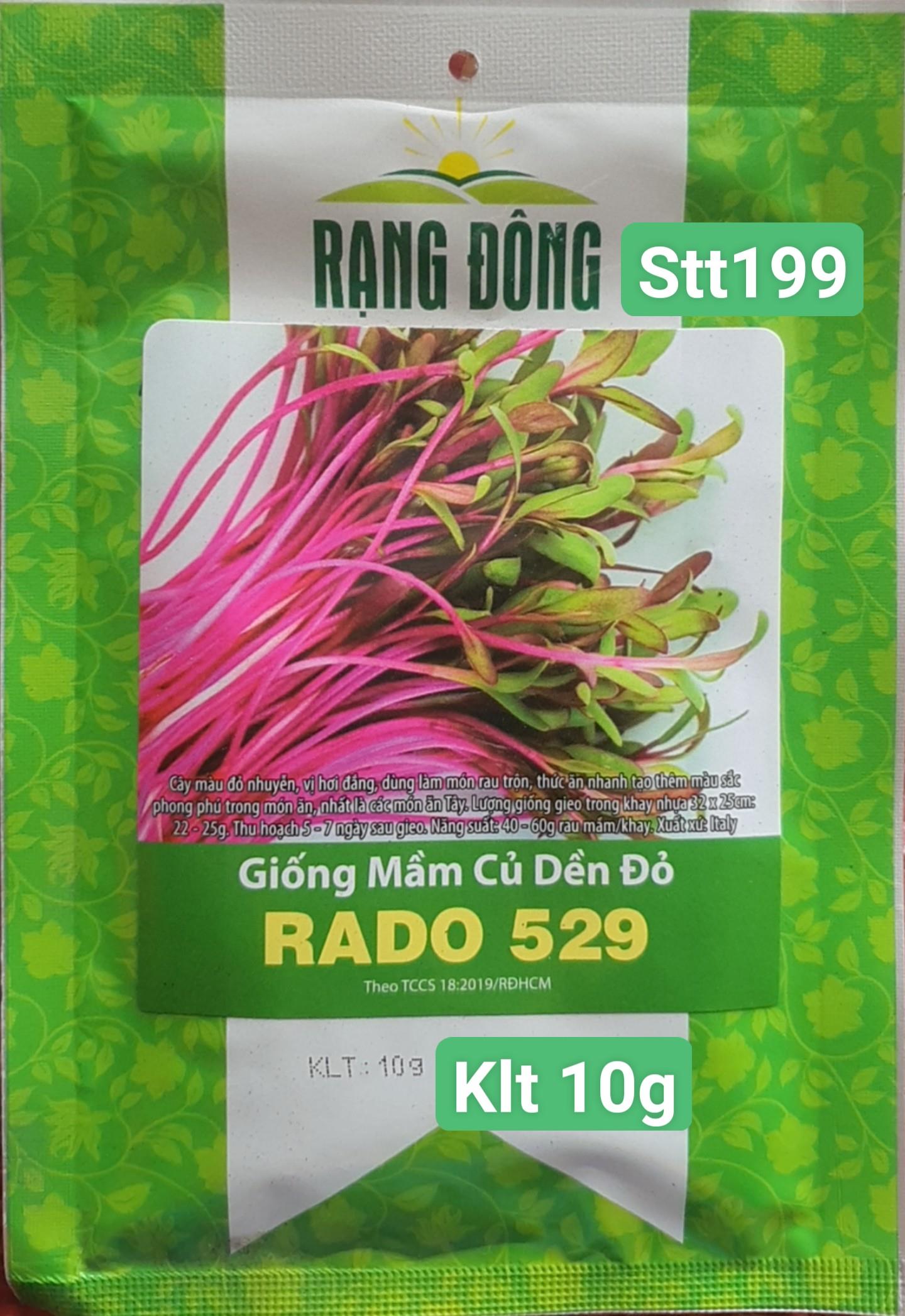 Mầm Củ Dền Đỏ STT199