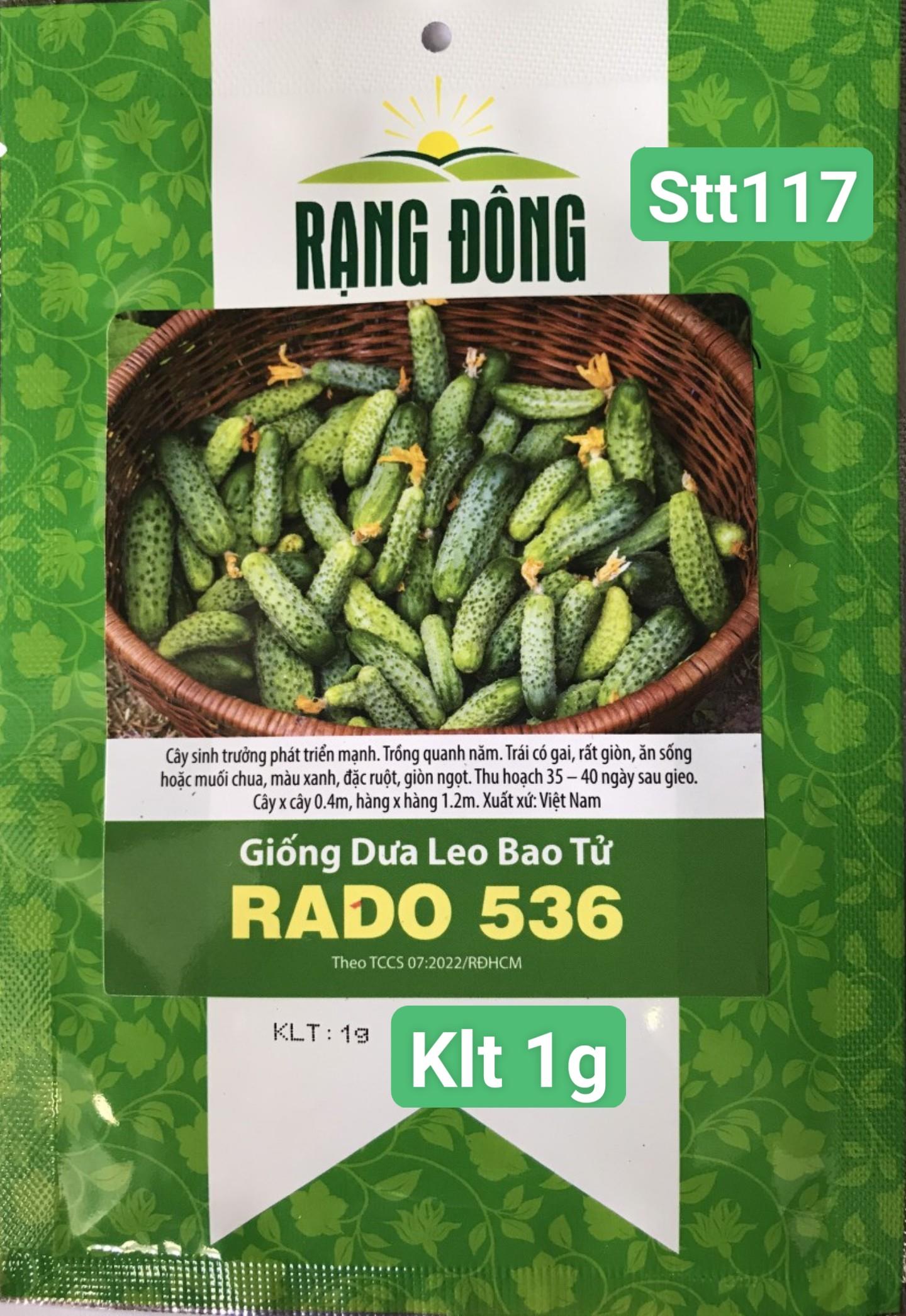 STT117 Dưa Leo Bao Tử