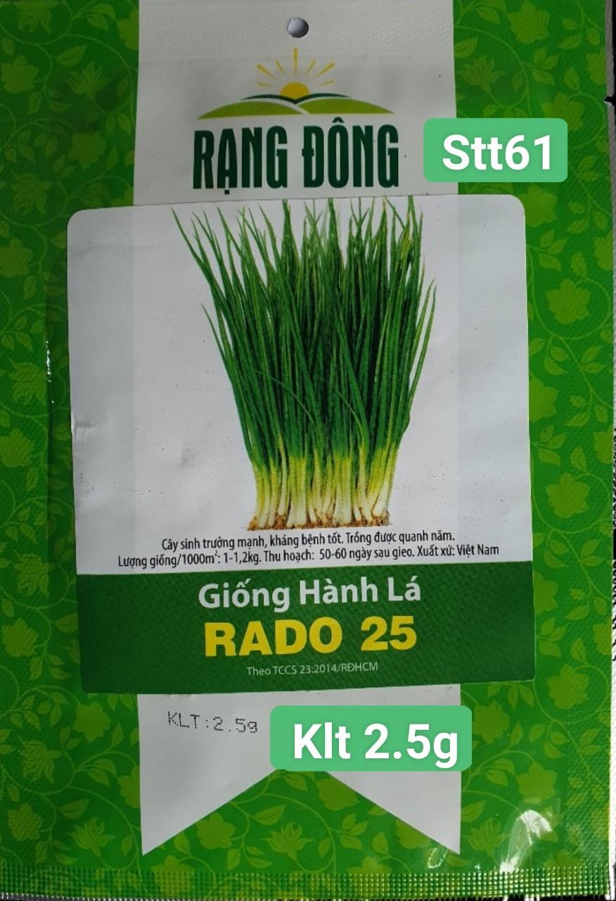 Hành Lá RD25 STT061