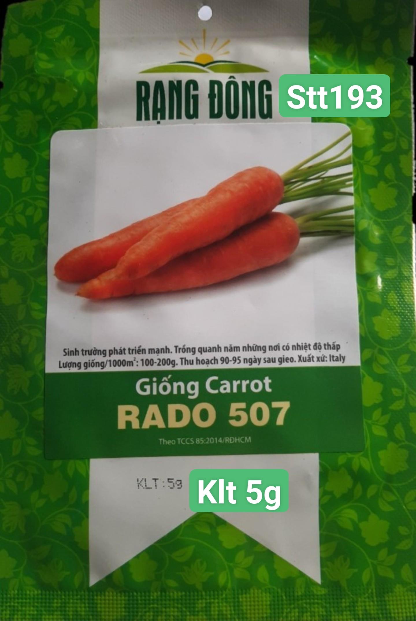 Cà Rốt Đỏ STT185