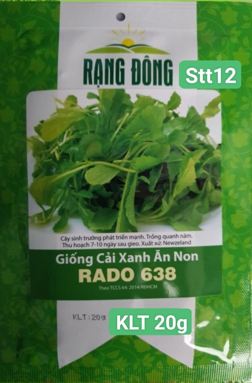 Cải Xanh Ăn Non STT012