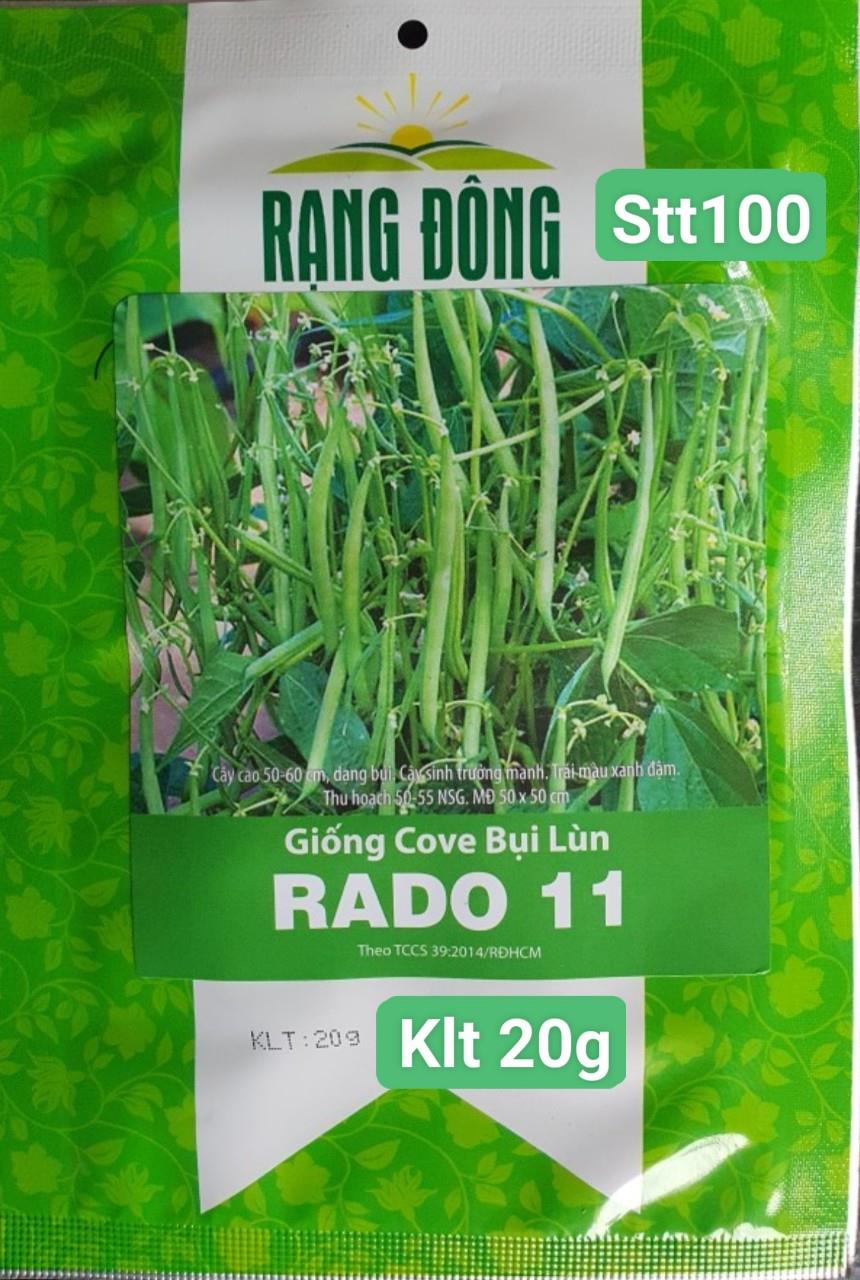 STT100 Đậu Cove Bụi Lùn xanh