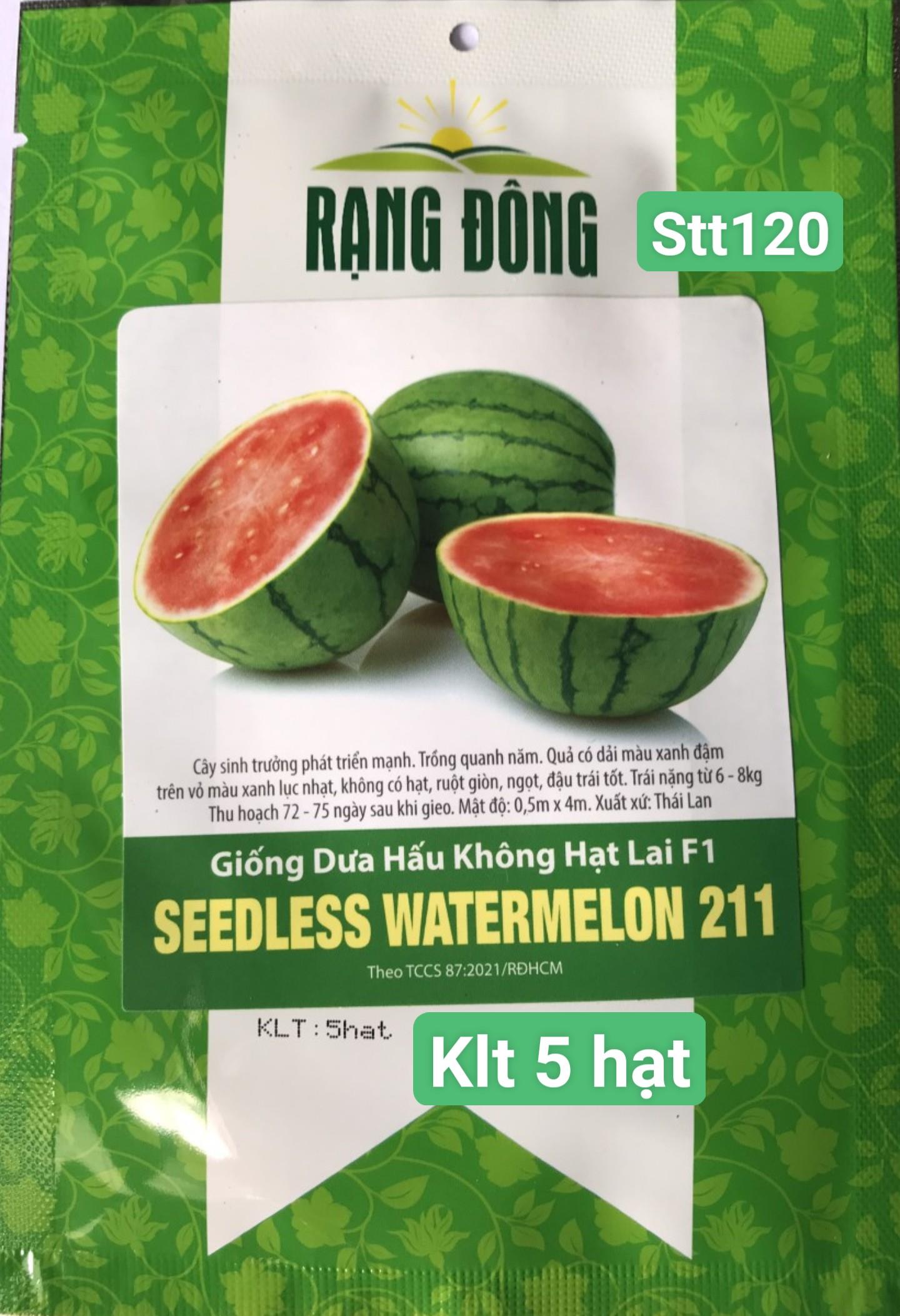STT120 Dưa Hấu Không Hạt
